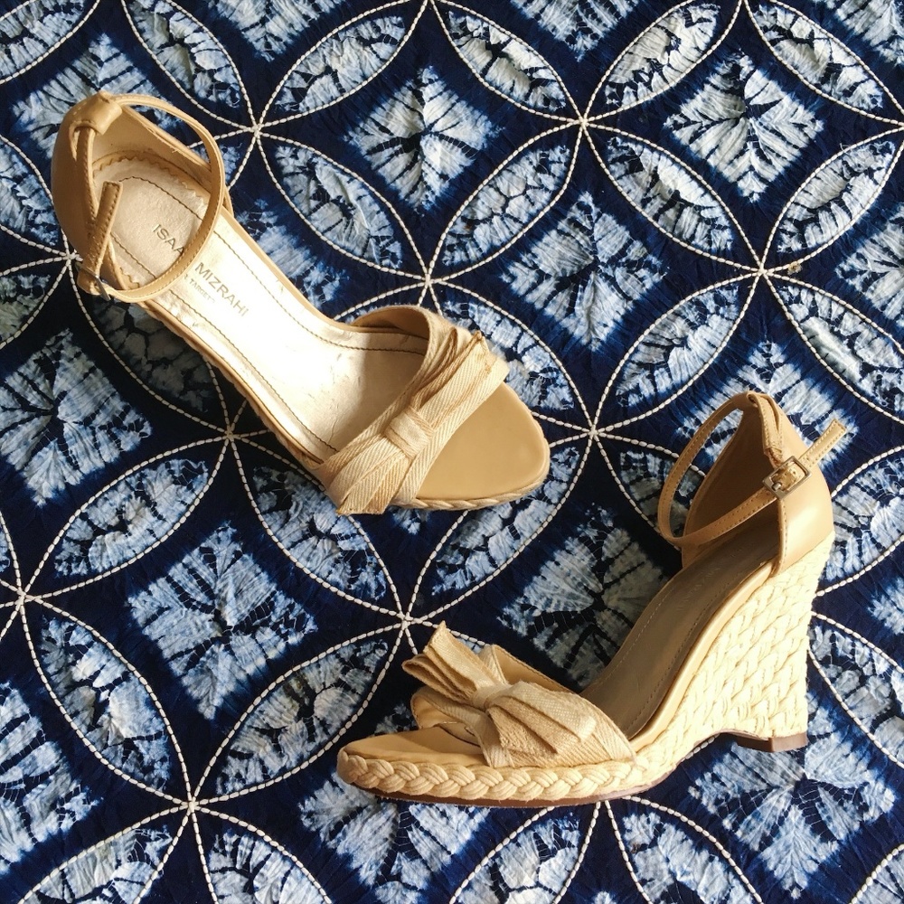 Isaac Mizrahi for Target wedge Sandals with bow